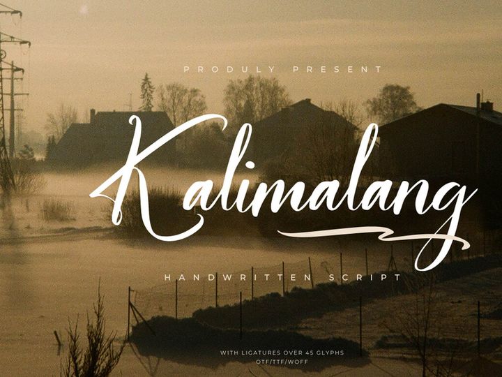 Kalimalang | Handwritten Script