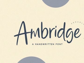 Ambridge - Handwritten Font preview picture