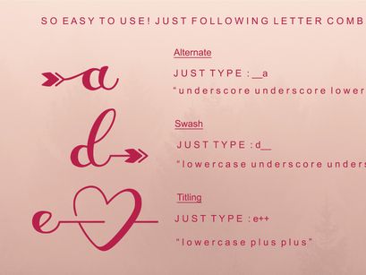 lovebird - Modern Script Font