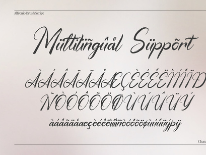 Alfrenio | Handwritten Brush Script