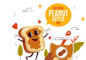 10 National Peanut Butter Day Illustration