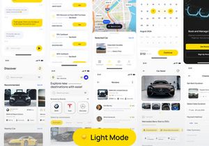 RentQu - Car Rental UI Kit App