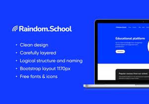 Raindom Academy - Education Web Design