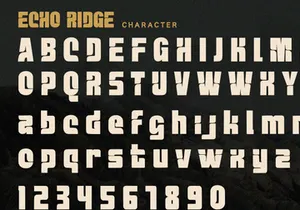 Echo Ridge - Display Sans