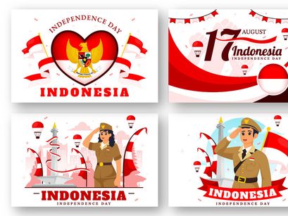 17 Indonesia Independence Day Illustration