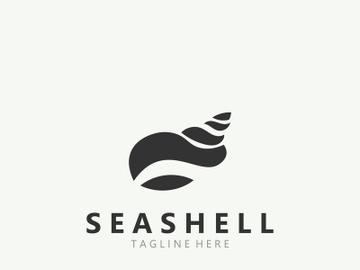 Seashell Logo. Ocean Animals premium quality graphic outline symbols collection preview picture
