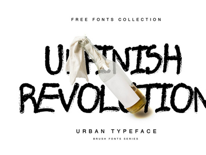 Unfinished Revolution (Urban Typeface)
