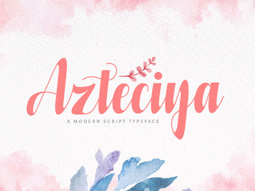 Azteciya - Handwritten Font preview picture