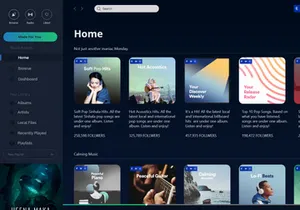 Music Player Layout