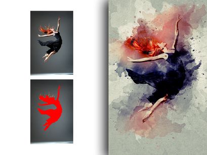 20 in 1 Watercolor Photoshop Actions