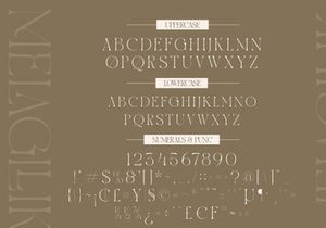 Melagllik Modern Serif