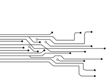 Circuit vector illustration