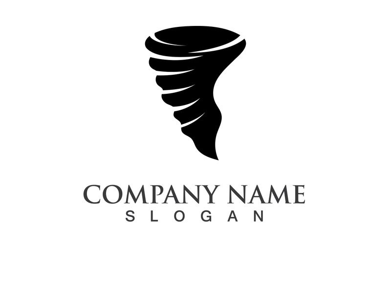 Tornado logo symbol vector illustration design