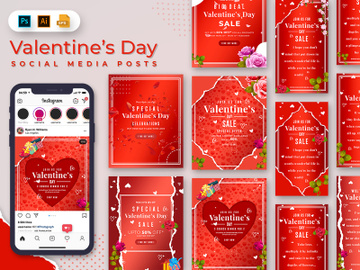 Valentine Day Social Media Posts preview picture