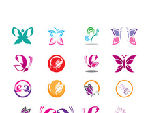 Butterfly logo icon vector design illustration