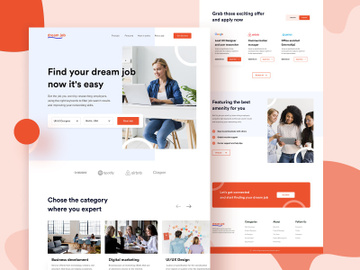Dream Job Website Design preview picture