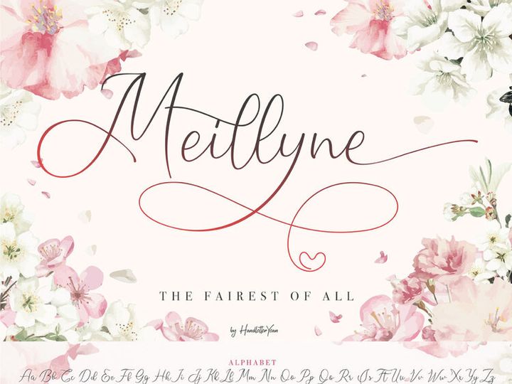 Meillyne Script Font