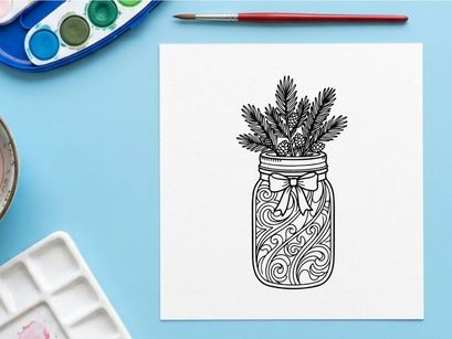 Holiday celebration with festive decorations