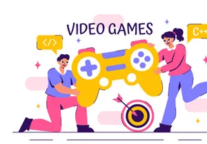 10 Professional Video Games Illustration