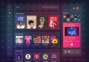 FM Music - Music Player Dashboard Saas App