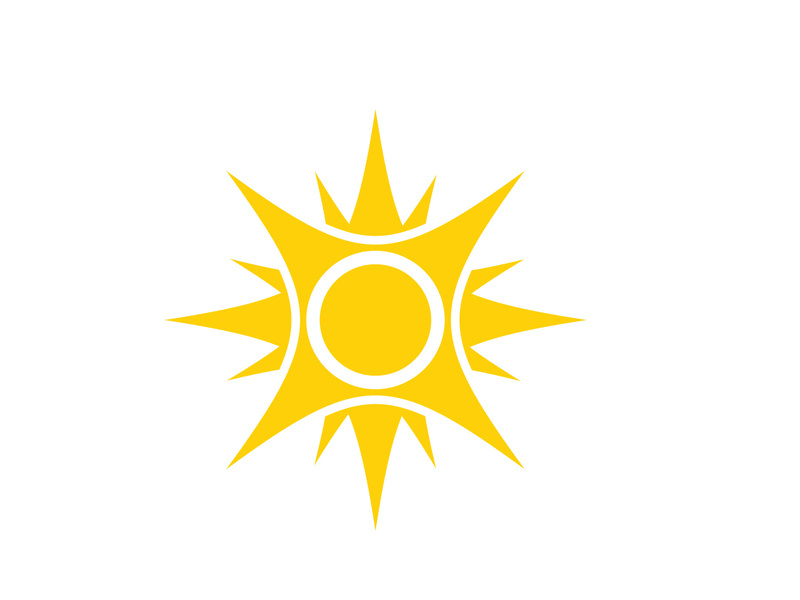 Sun Vector illustration Icon