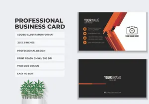 Business Card Template Bundle 5 Color