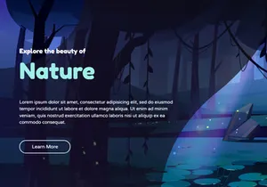 Mtheme-Nature Simple Modern Bootstrap Landing Page Template