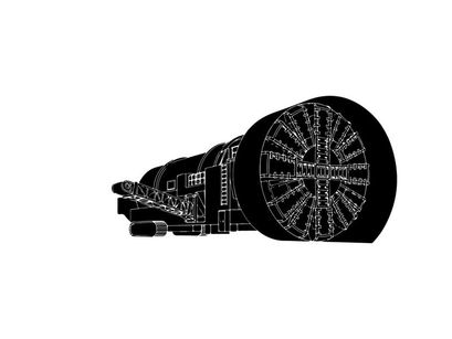Silhouette of a vintage steam locomotive engine with large wheel