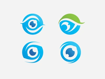 Creative Eye  care Logo Design Template preview picture