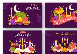 13 Happy Yalda Night Illustration