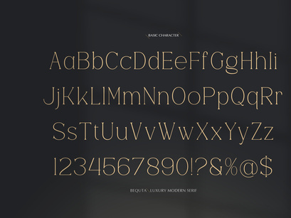 Bequta | Luxury Modern Serif