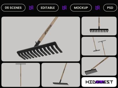 Iron Rake Mockup