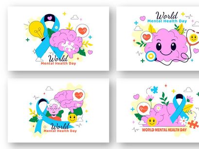 10 World Mental Health Day Illustration