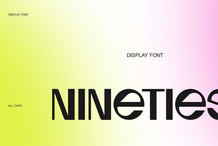 Nineties - FREE Display Font