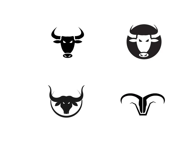 bulls head horn logo