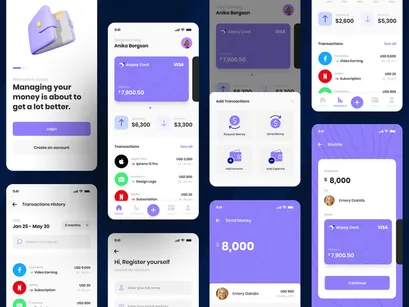 Airpay - Finance App UI Kit