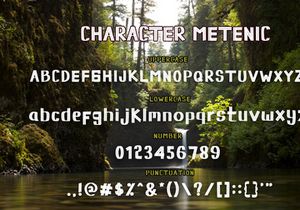 Metenic - Handwritten Font