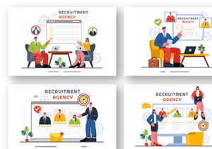 9 Recruitment Agency Illustration