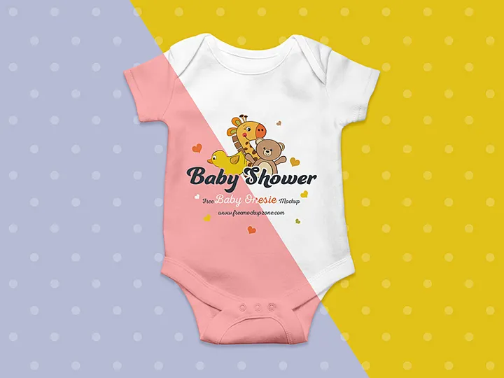 Free Baby Onesie Mockup