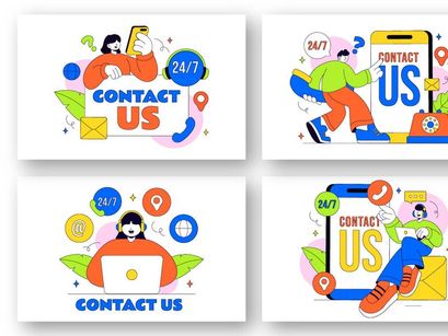 10 Contact Us Illustration