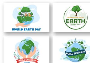 14 Happy Earth Day Illustration