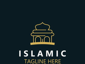 Islamic Mosque Logo design, template Islamic, Islamic Day Ramadan vector graphic creative idea preview picture