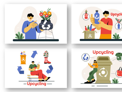 9 Upcycling Process Illustration