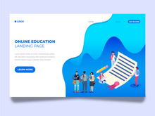 School landing page