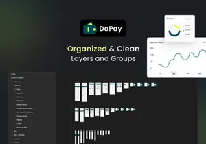 DaPay - Fintech Landing Page UI KIT