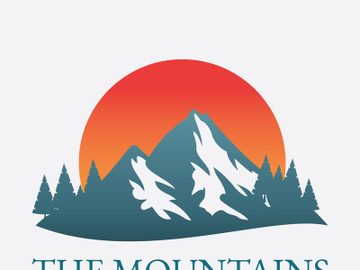 Mountain logo preview picture