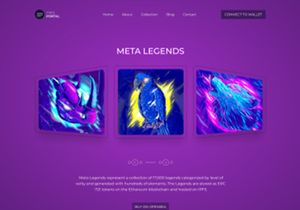 NFT- Digital artwork Marketplace lending Page