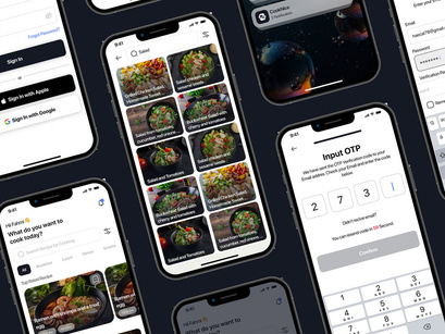 FoodRecipe - CookNice App iOS UI Kit