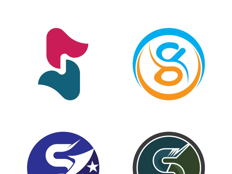 Business corporate S letter logo design vector