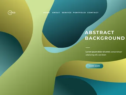 Abstract Background Wave Modern